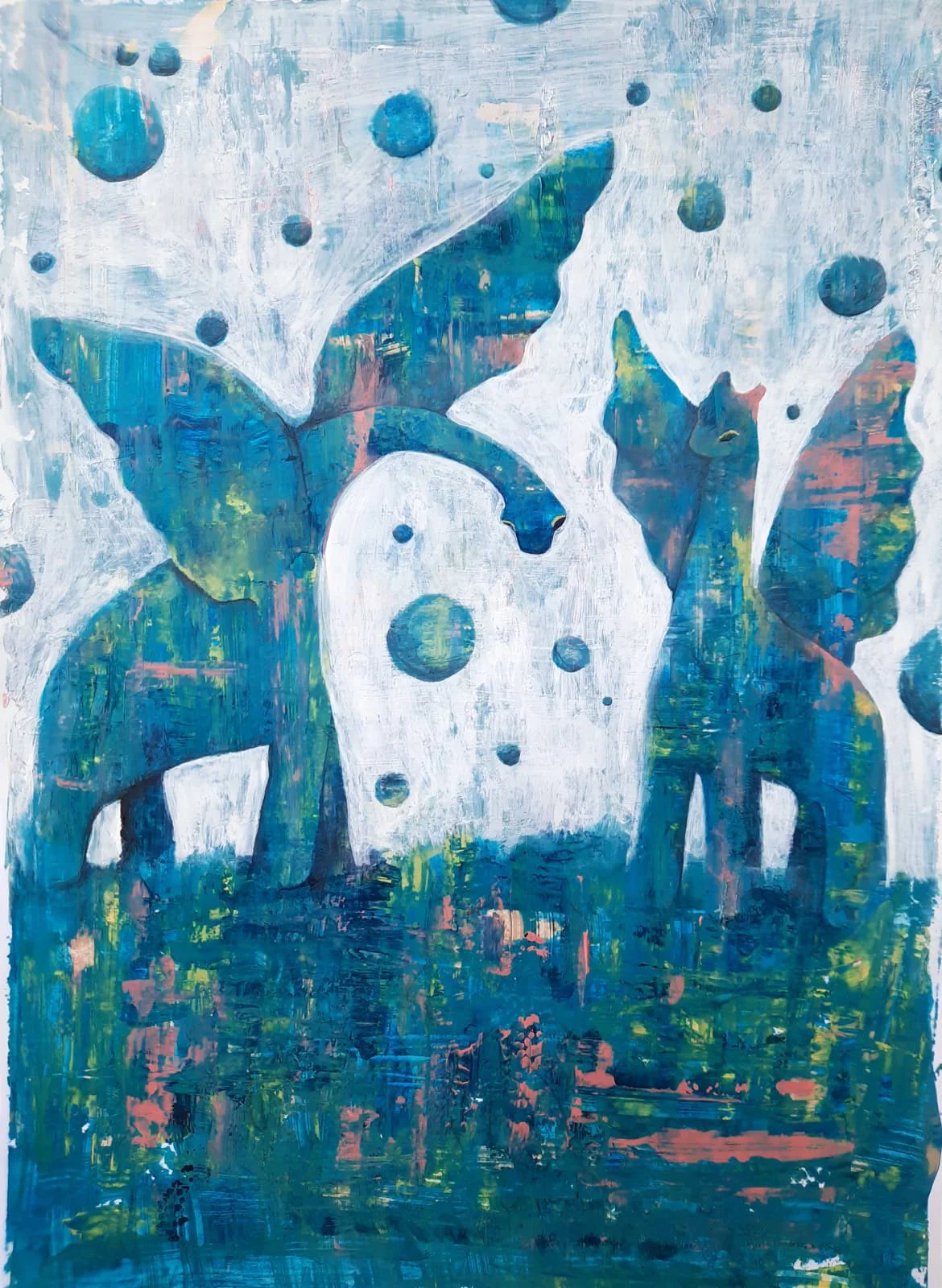 bubbles
Acrylic & Gouache on paper
42 × 29.7 cm