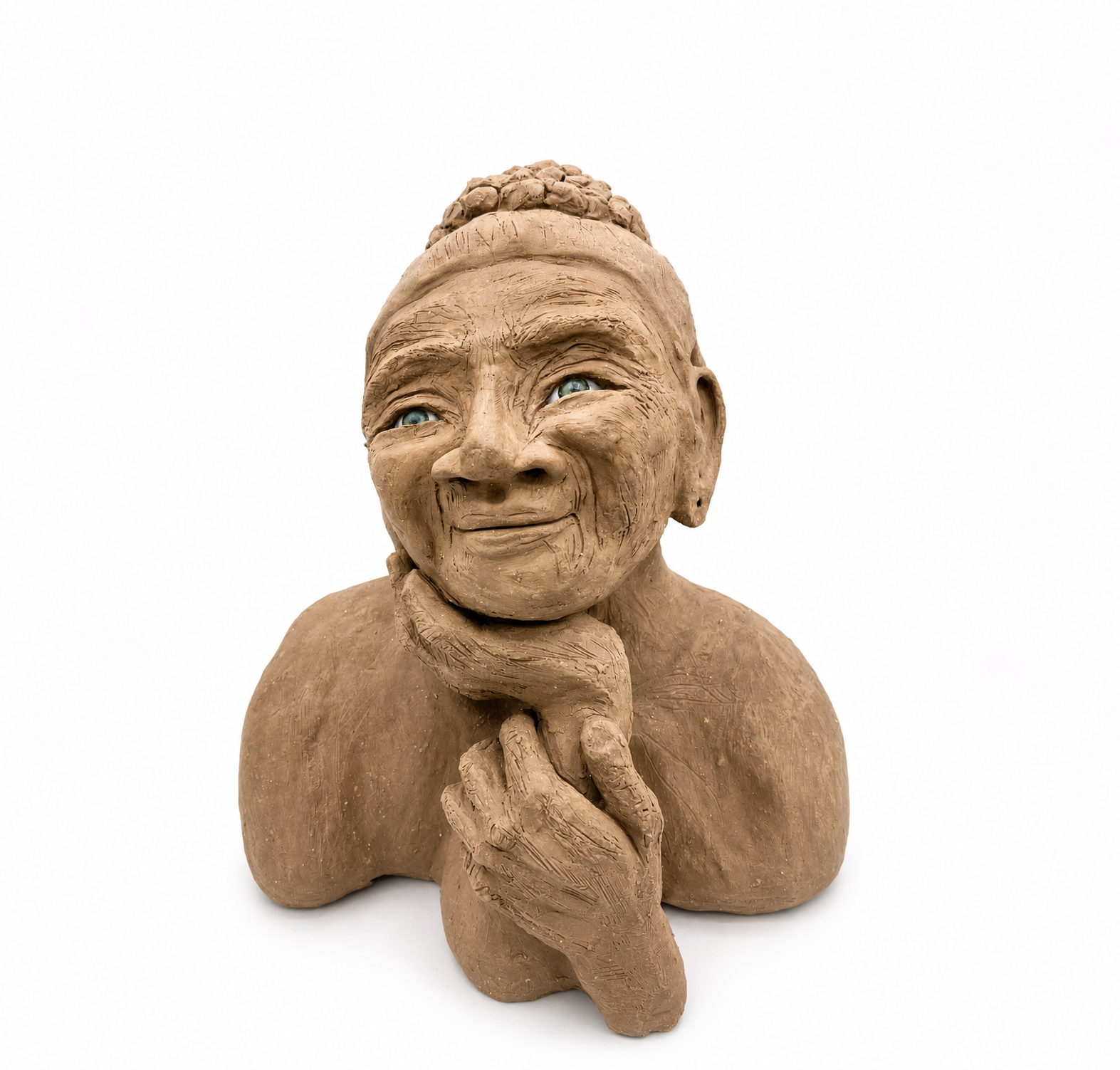 Wisdom is a one-of-a-kind natural earth sculpture by Israeli artist Roni Hirsch, exploring experience, acceptance and the quiet wisdom gathered through a lifetime