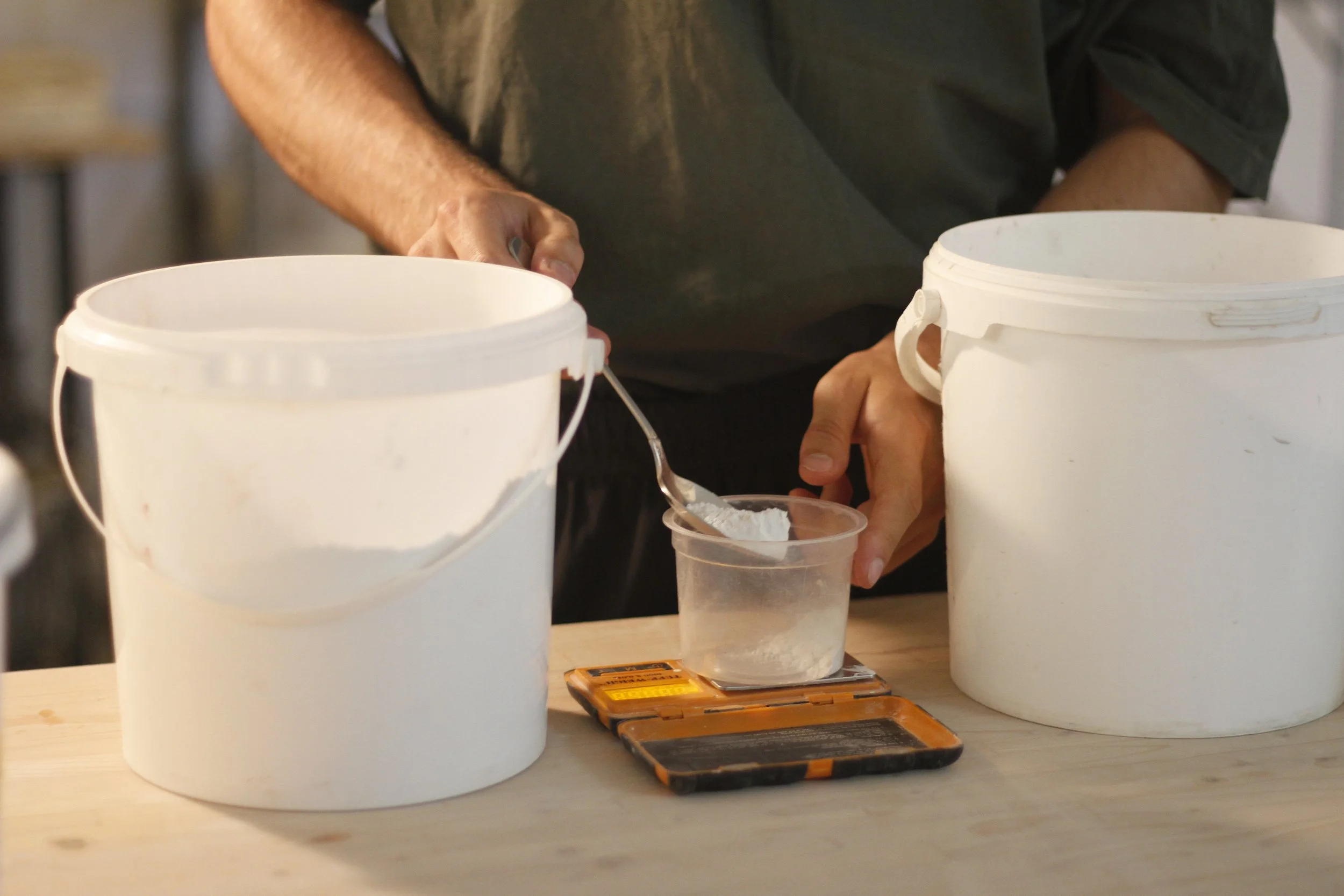 Making of glazes