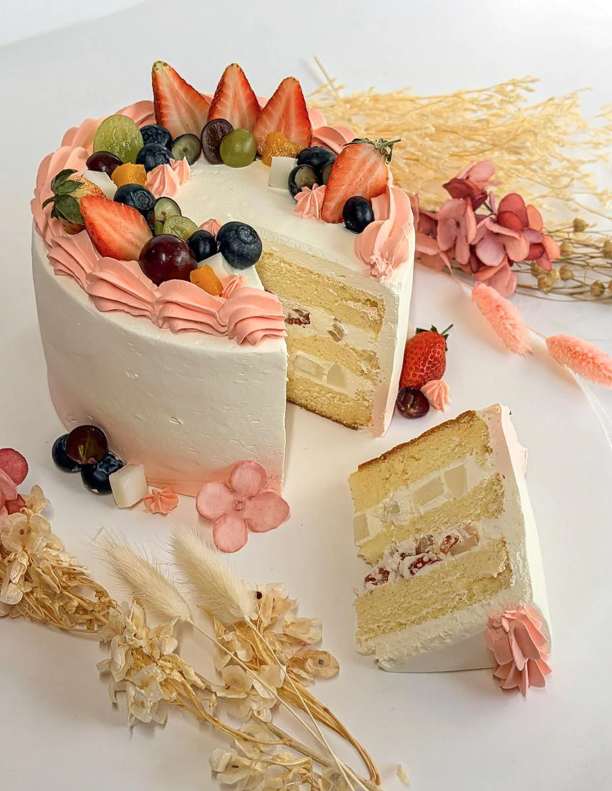 Fruit Chiffon Cake