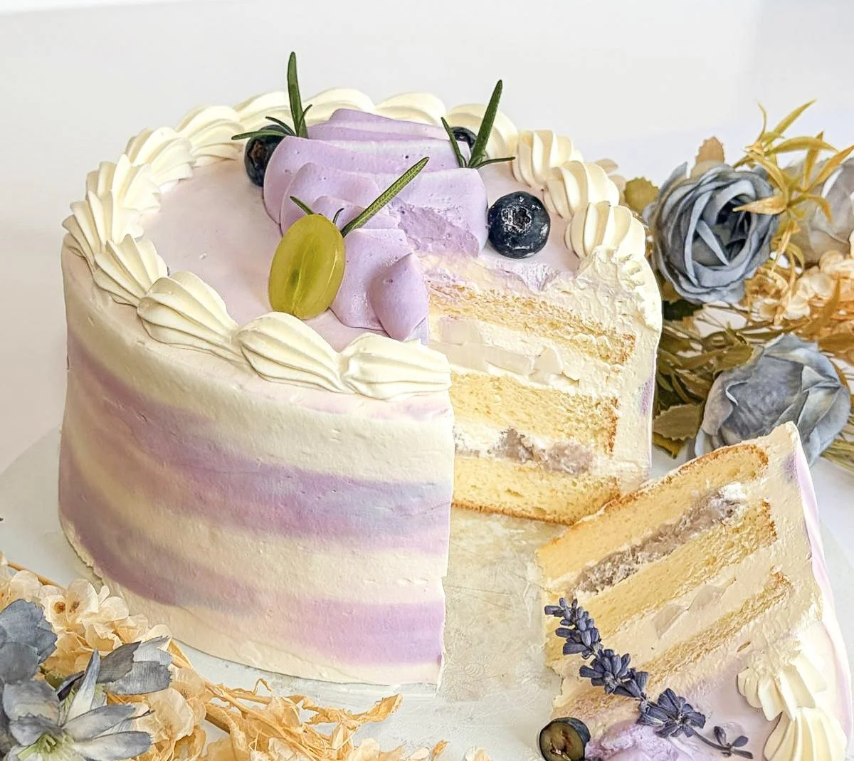 Taro Chiffon Cake