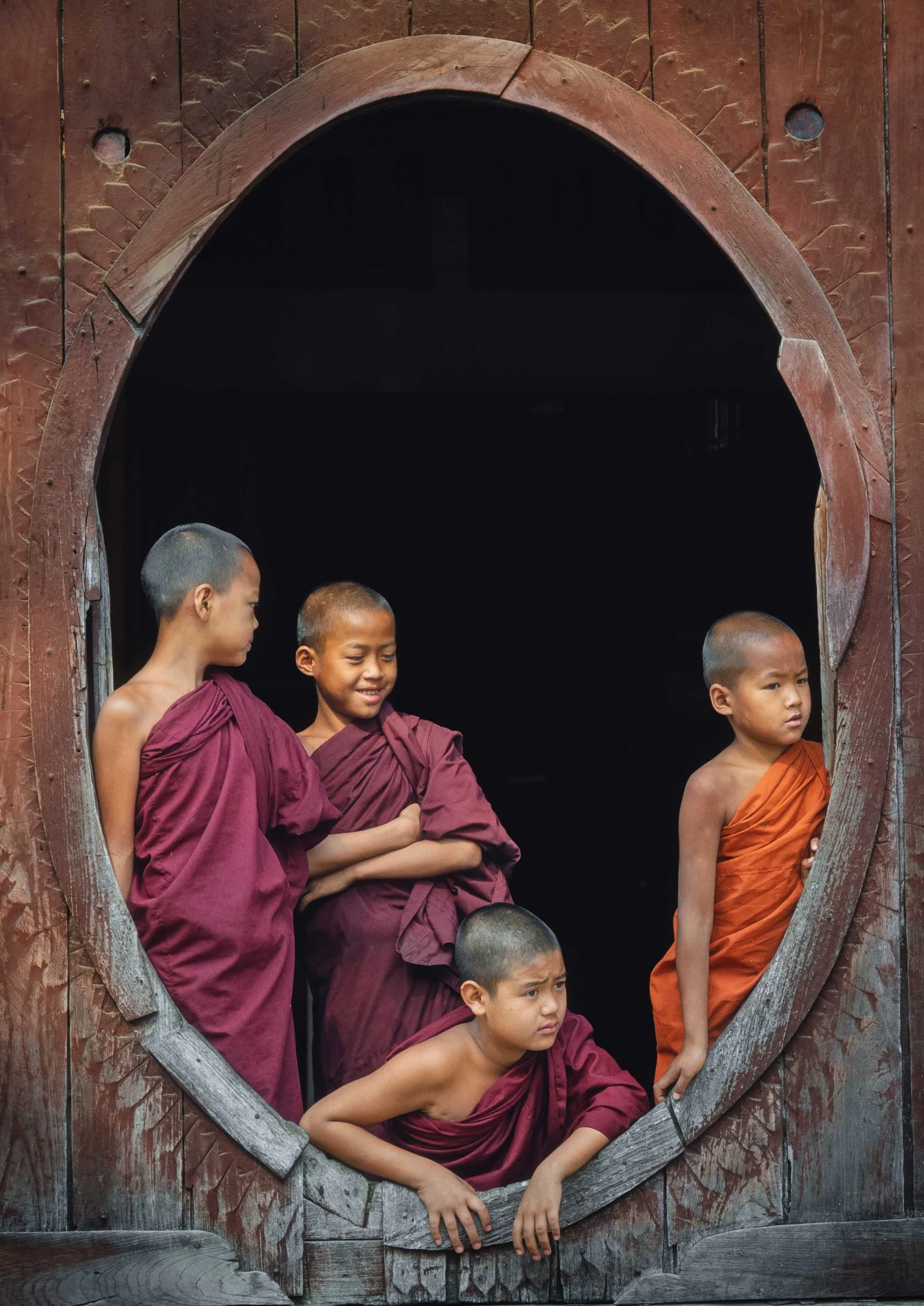Young Monks, Myanmar