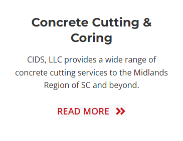 CIDS concrete cutting and coring services