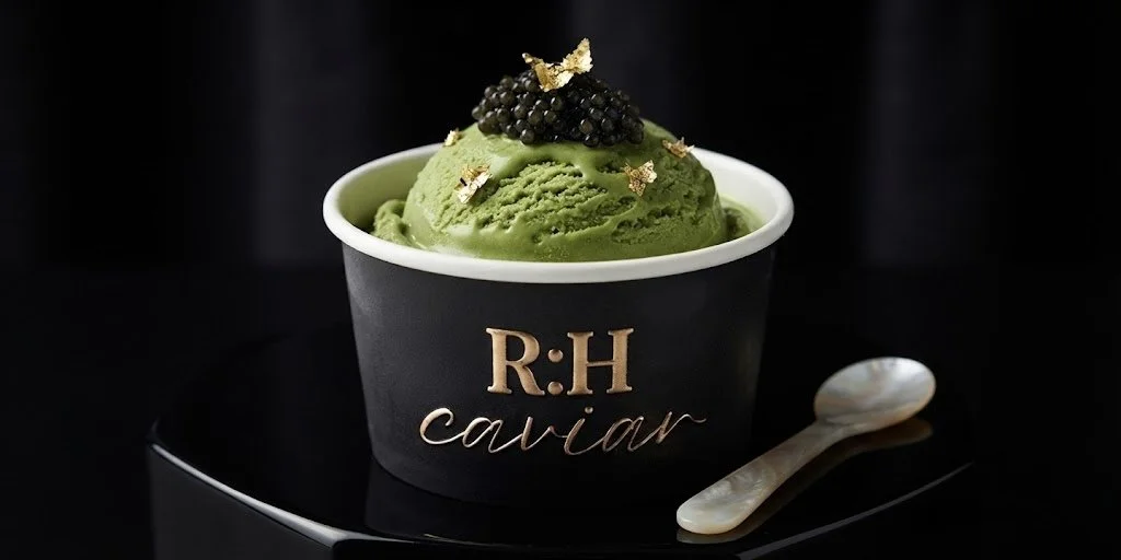 Reserve Haute custom ice cream activation featuring artisan flavors for an upscale private party.