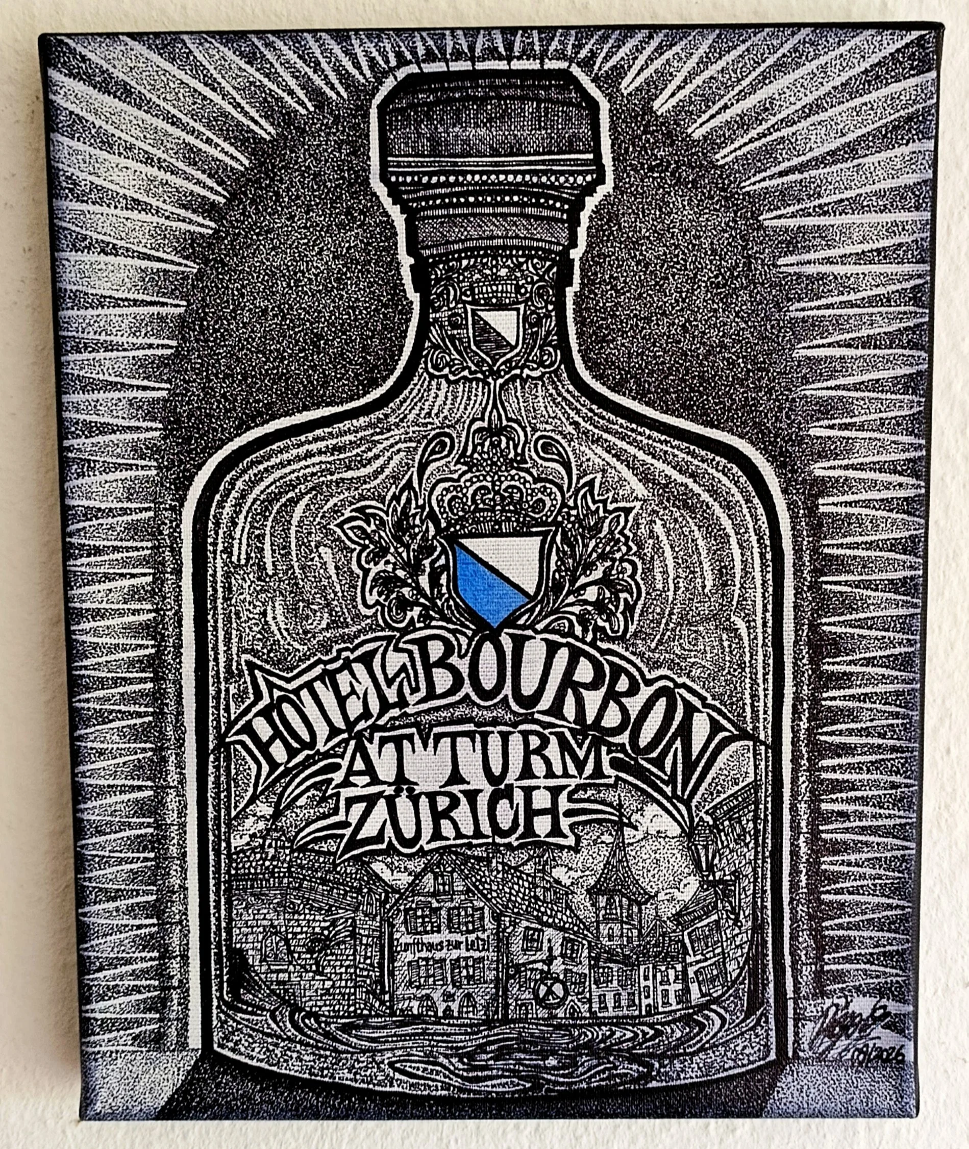 Present for Hotel Bourbon at Restaurant Turm
