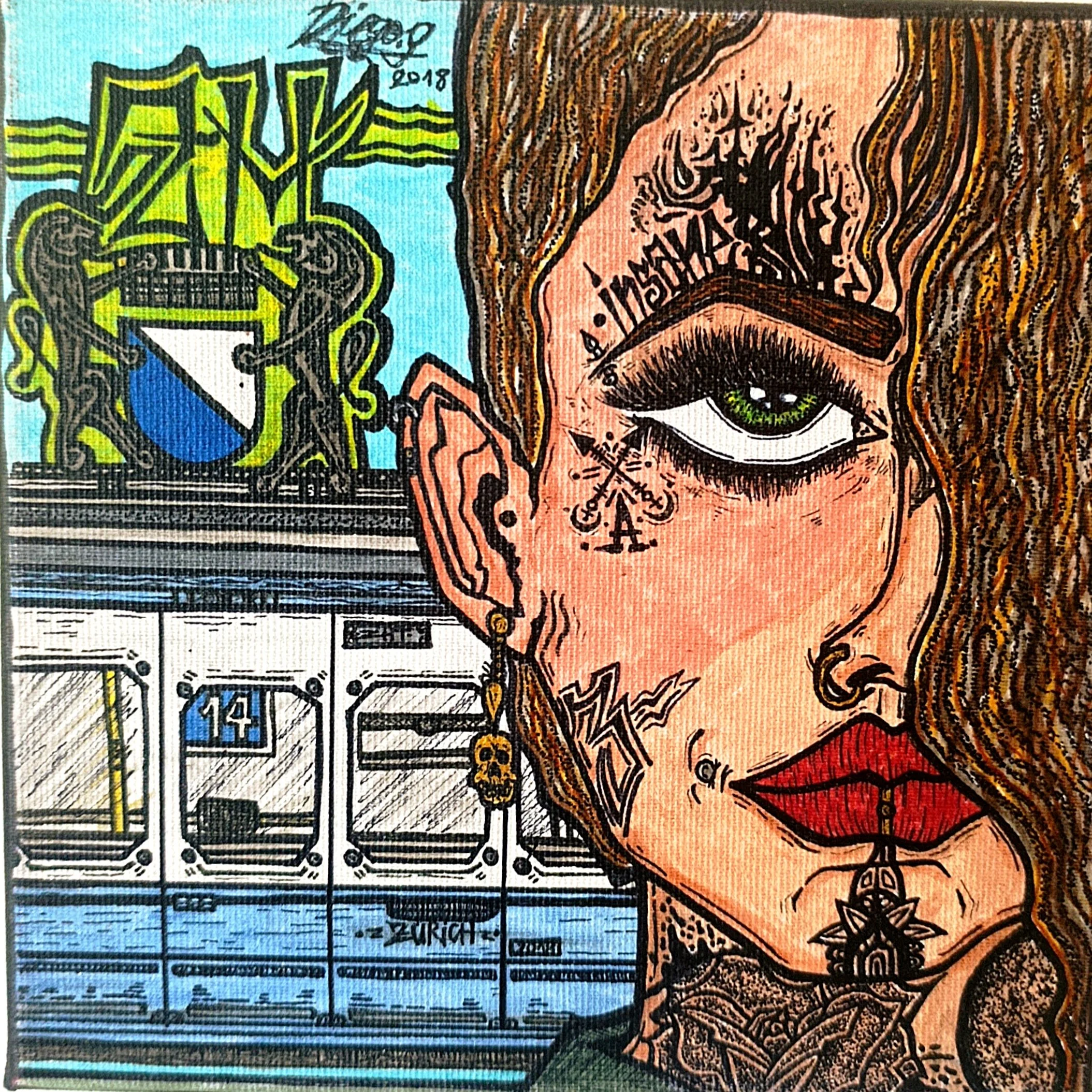 Züri Tram Lady