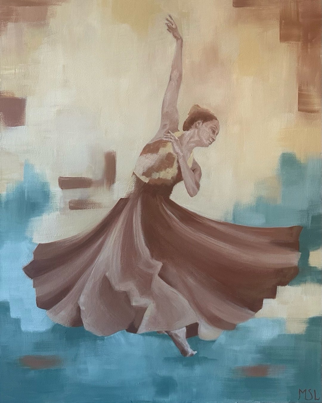 Echoes of a Dance, 2025 |
Acrylic on canvas |
65 x 81 cm |
Available 