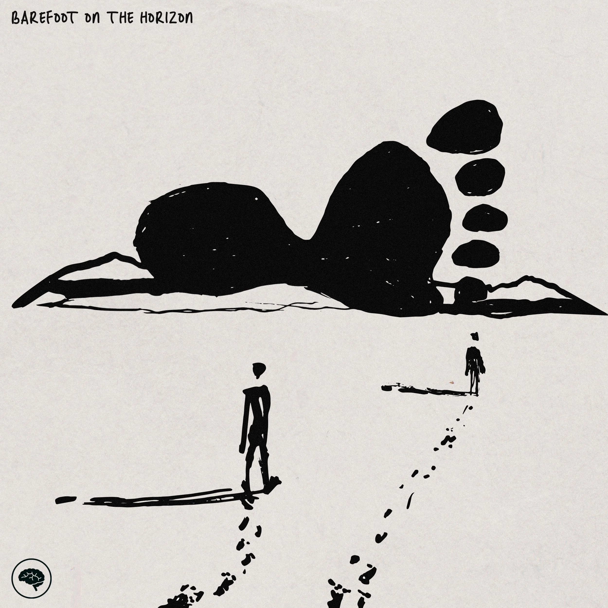 The front cover artwork for Barefoot on the Horizon, by Abstrakt Sonance and Sosita. 