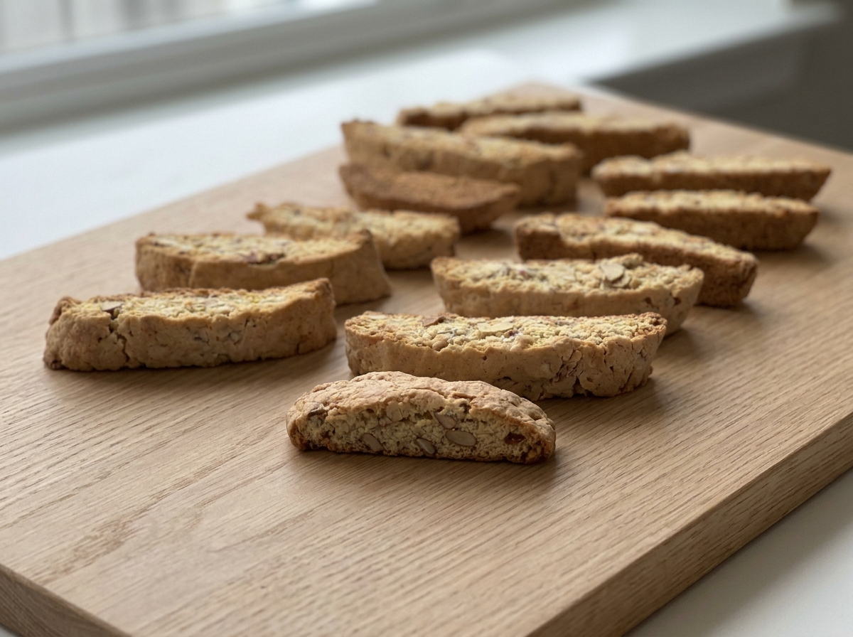 Almond Biscotti Loaf