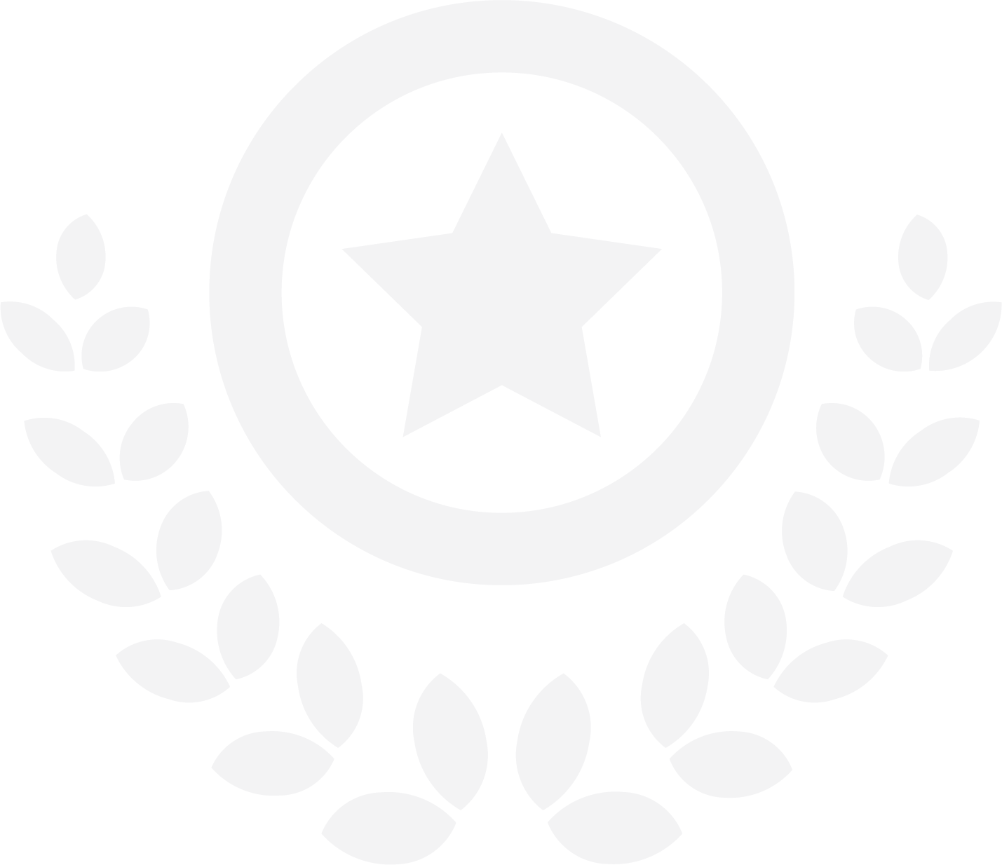 An award icon for the recognition and awards that the Freedom Train book has won