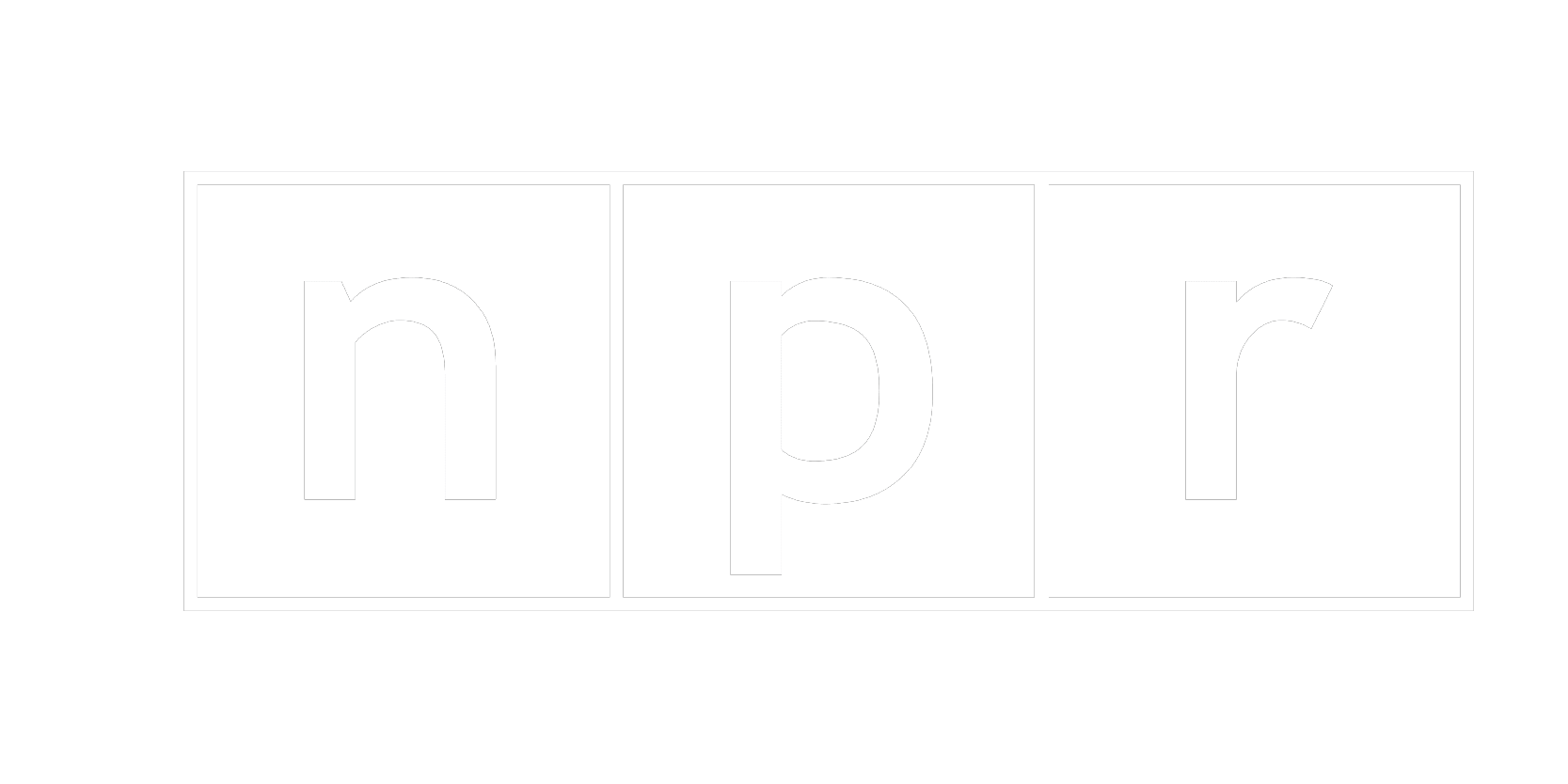 The NPR logo showcasing their interview with Cedric de Leon