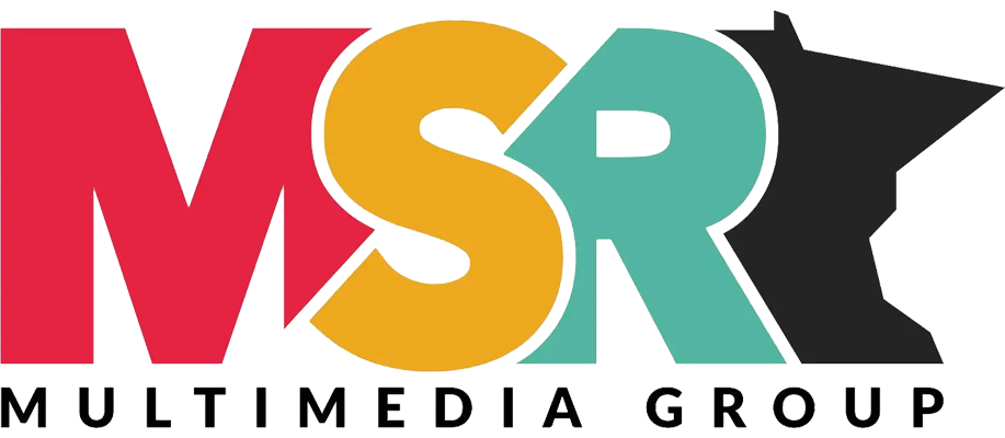 Logo for MSR Multimedia Group featuring stylized colorful letters with 'MSR' in large font and 'MULTIMEDIA GROUP' written below.