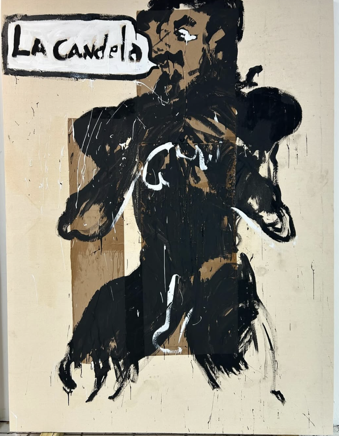 “La candela” 8x6 pies, de la serie “viñetas criollas”