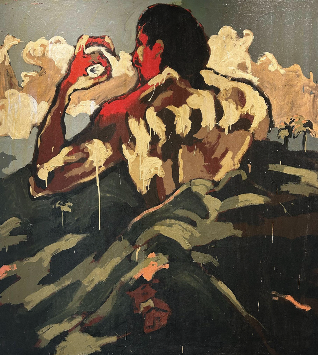 “Coloso” 6’x5’ acrílico sobre canvas