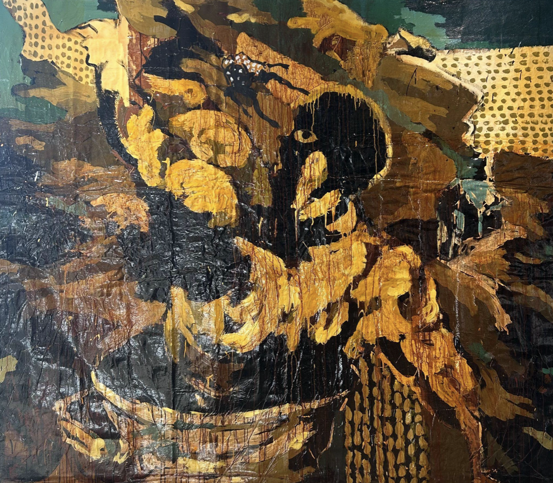 “País(saje) transido” 7’x8’ medio mixto sobre canvas