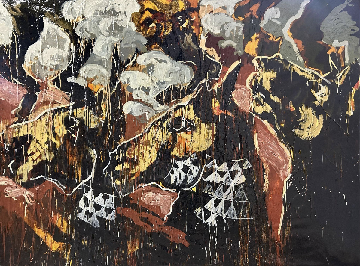 País(saje) ensoñado, 6x8, medio mixto sobre canvas