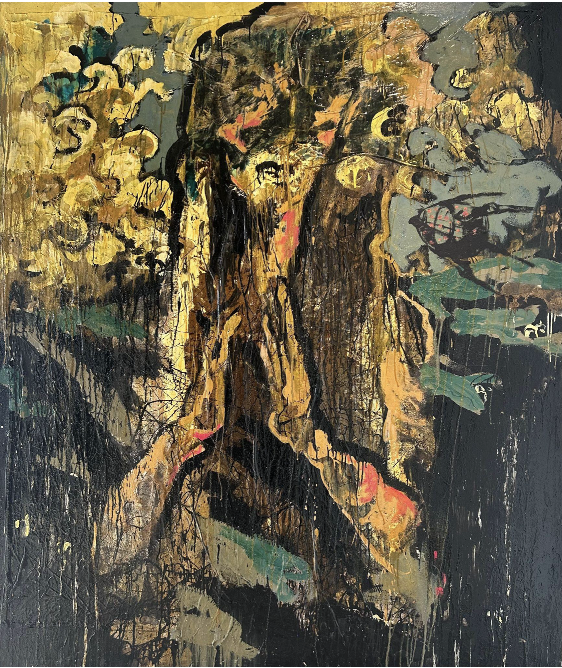 “País(saje) bendito” 7’x6’ medio mixto sobre canvas