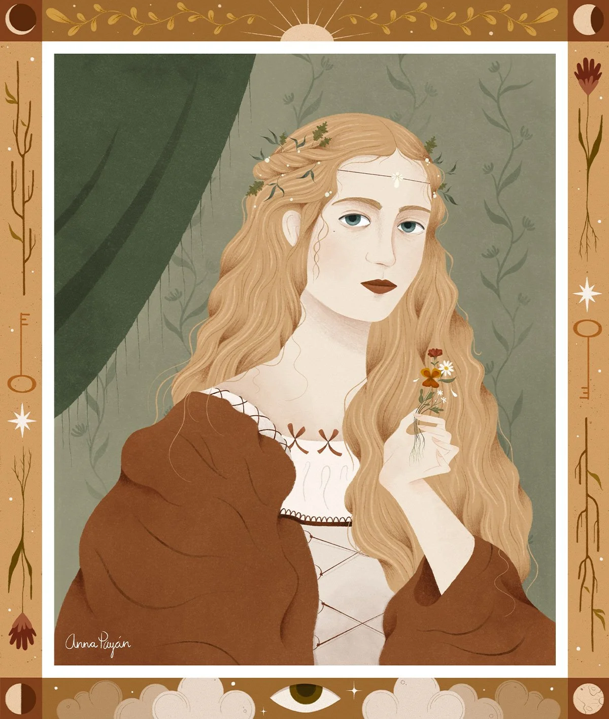 Anna Payan illustration of Lucrecia Borgia