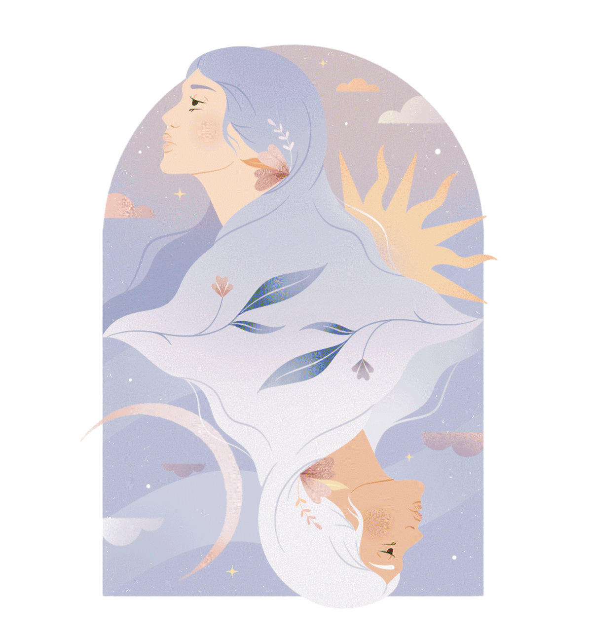 Zodiac illustration by Anna Payan for Penguin Random House Book