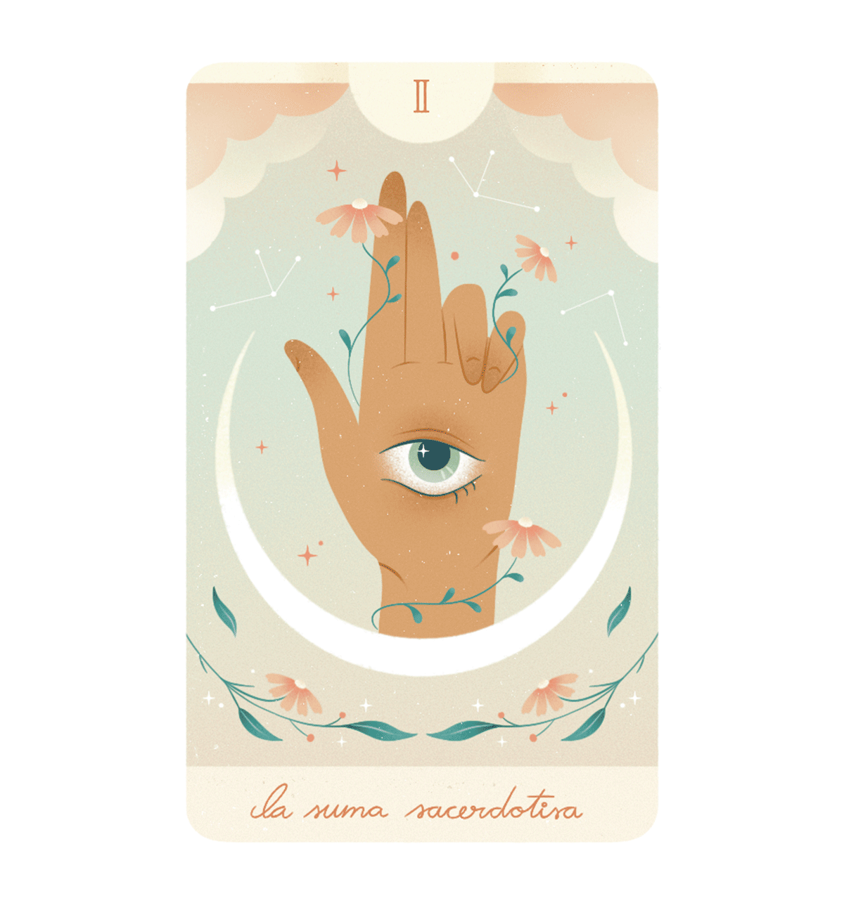 Tarot illustration by Anna Payan for Penguin Random House Book