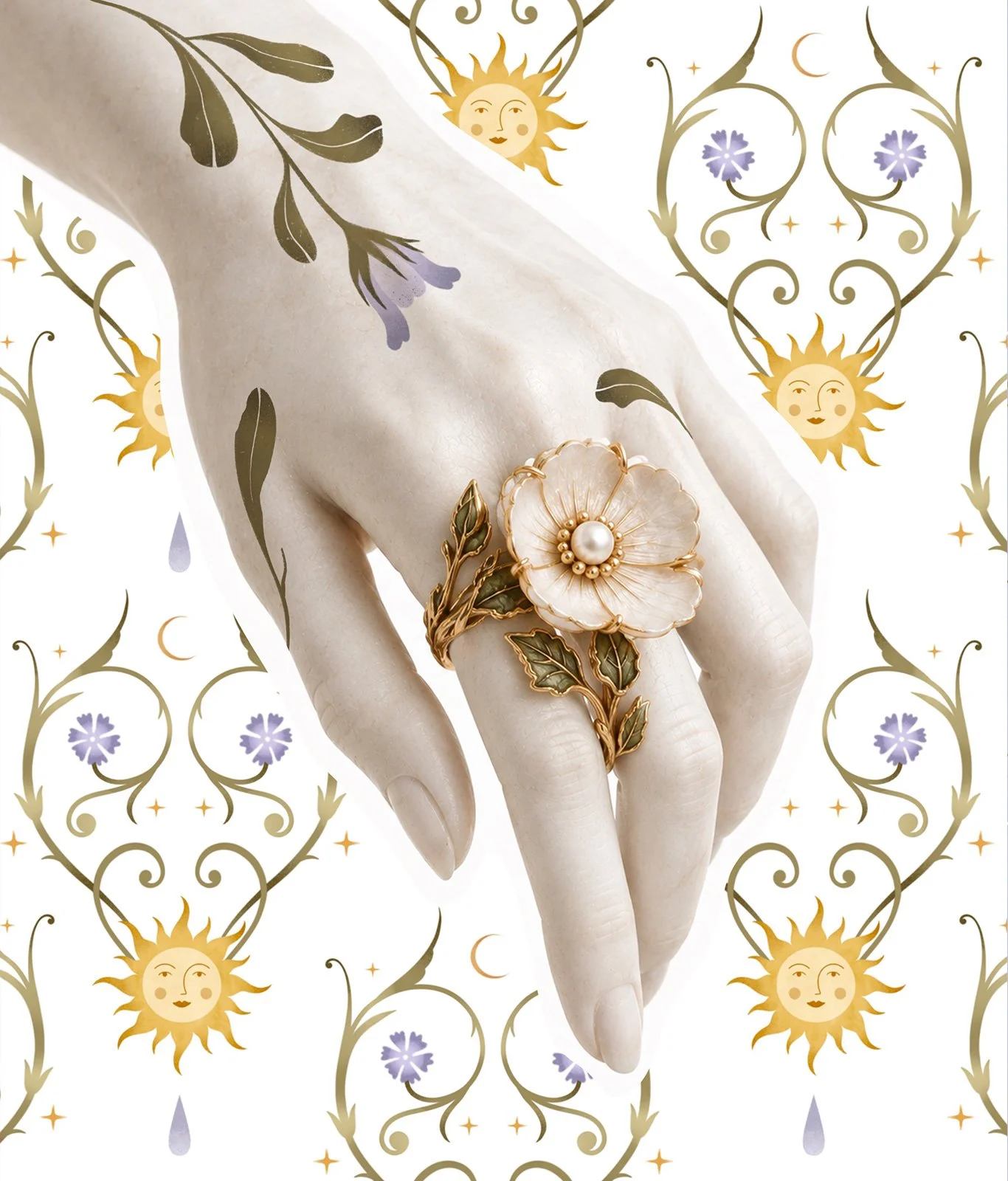 Anna Payan illustration jewel project