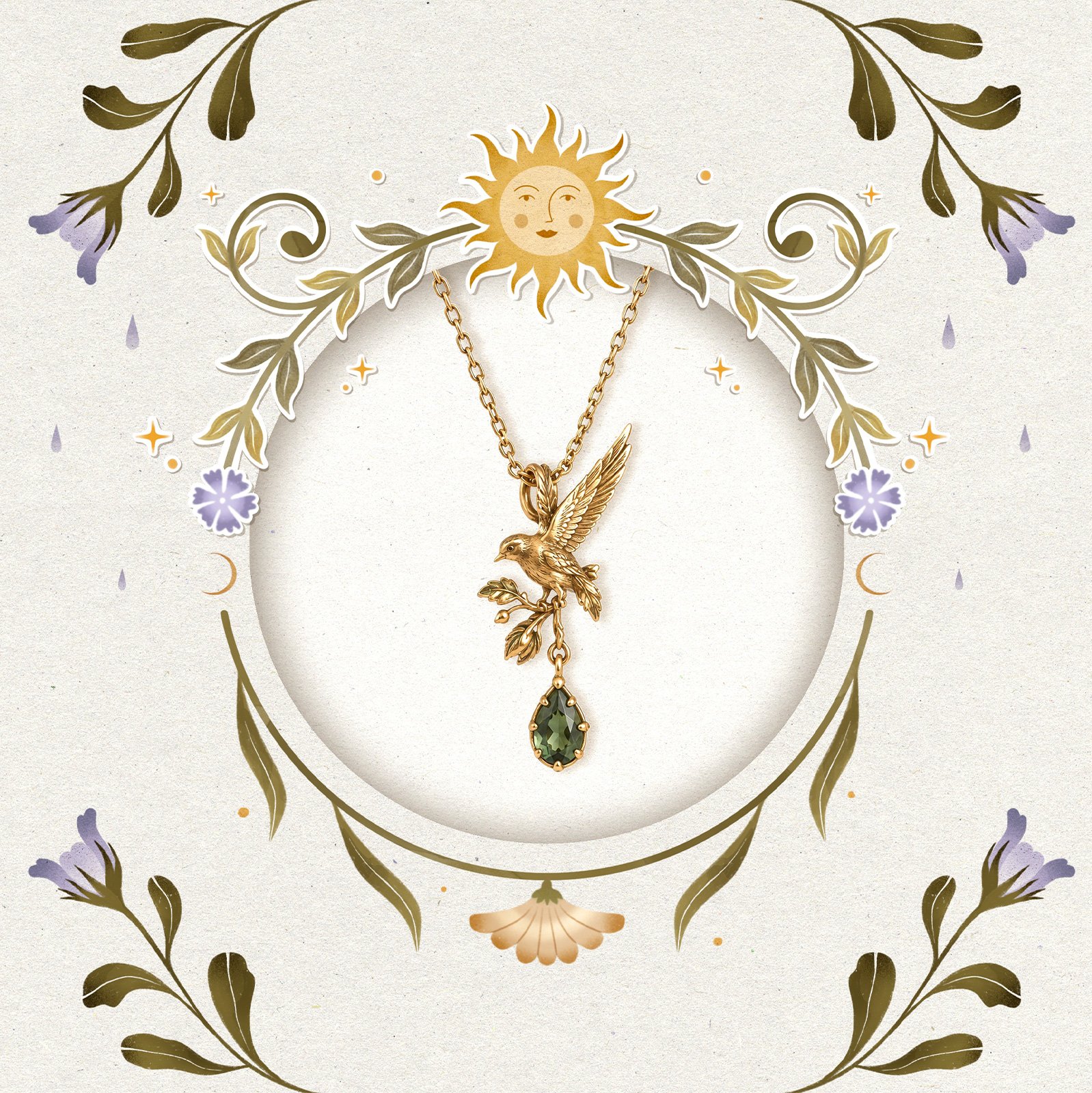 Anna Payan illustration jewel project