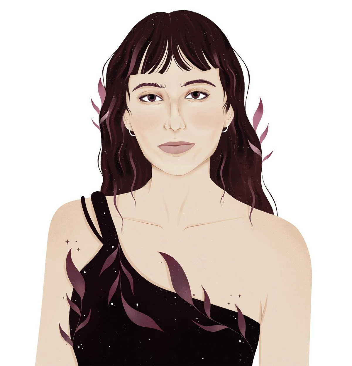 Anna Payan illustration for Eme21 Magazine, about Irene Escolar