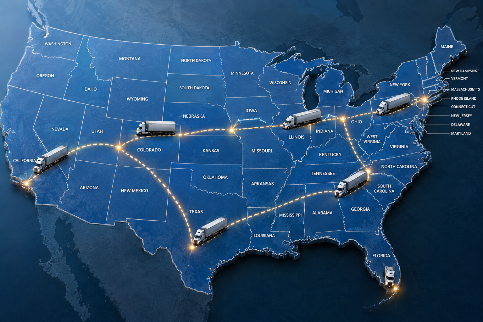 Multi-State Commercial Freight