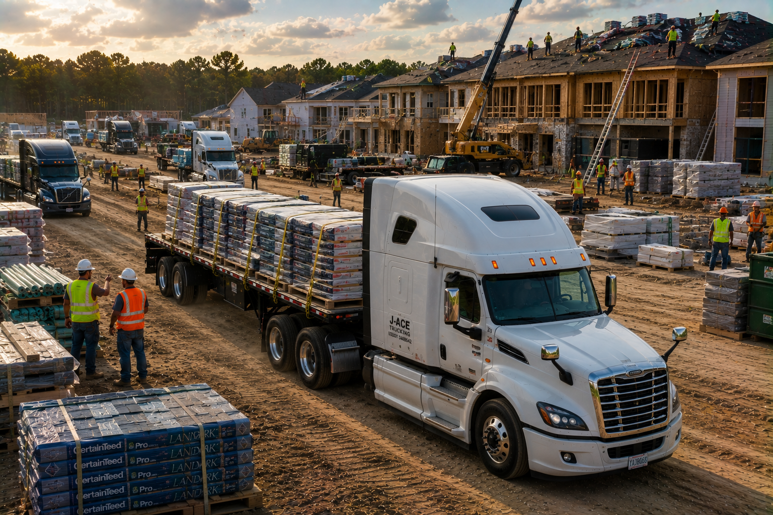 Roofing Material Transport