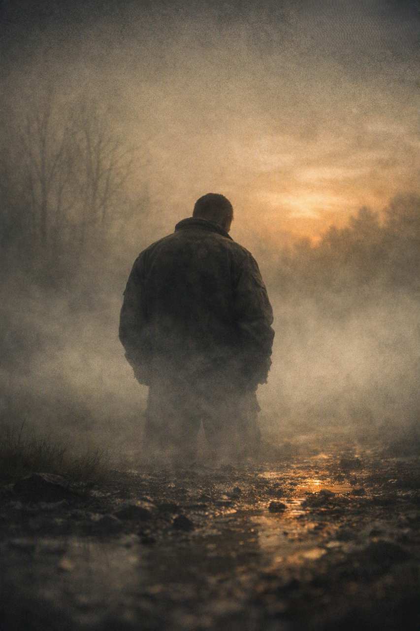 Author John Williams writer of Memoirs from the frontline visualizes and  captures the Royal Marines PTSD taking over within his writing