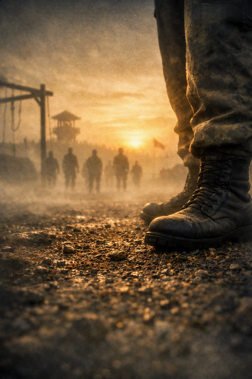 Author John Williams writer of Memoirs from the frontline visualizes and  captures the Royal Marines training within his writing