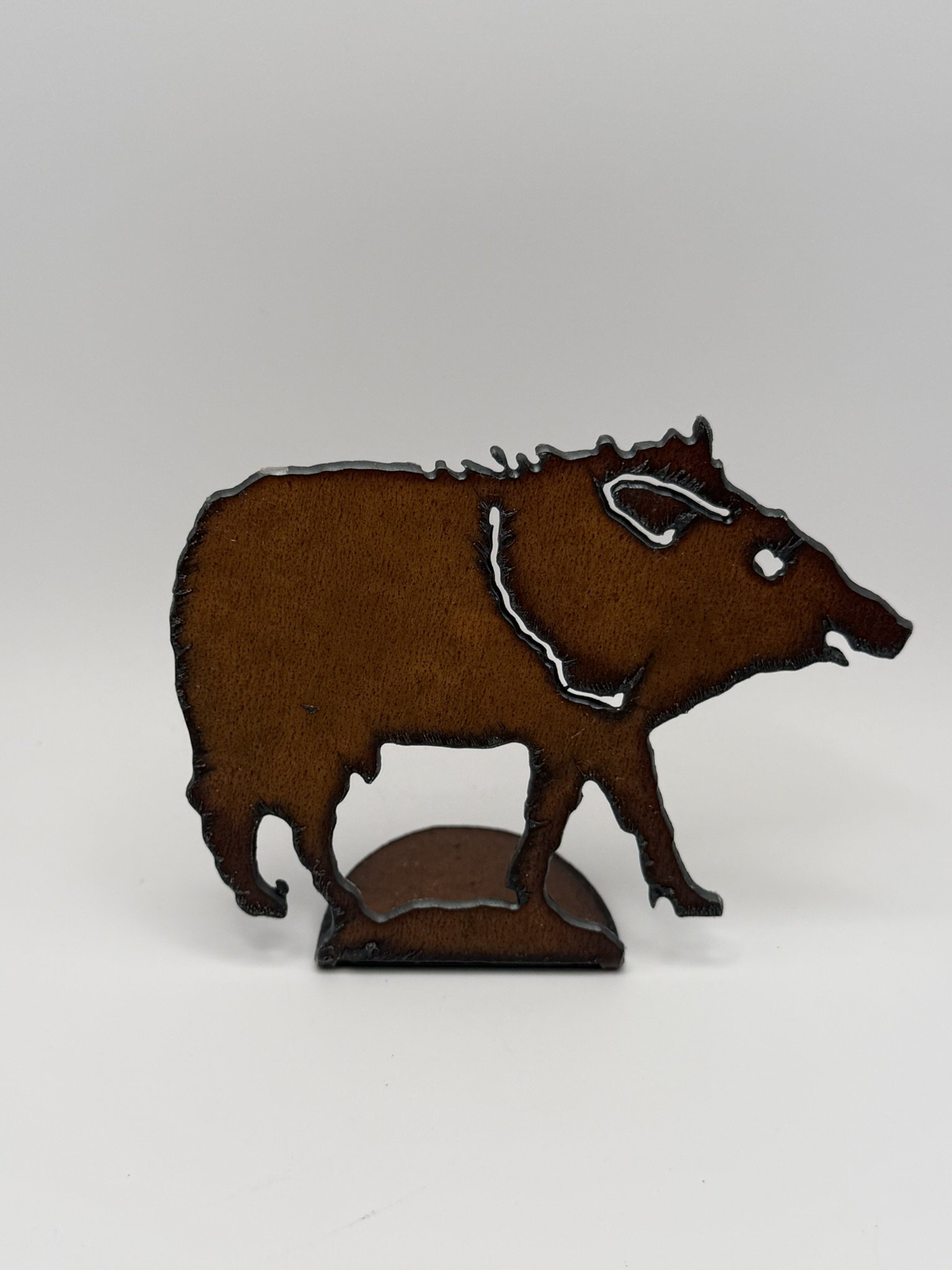 Locally Handcrafted Iron Art Javelina
