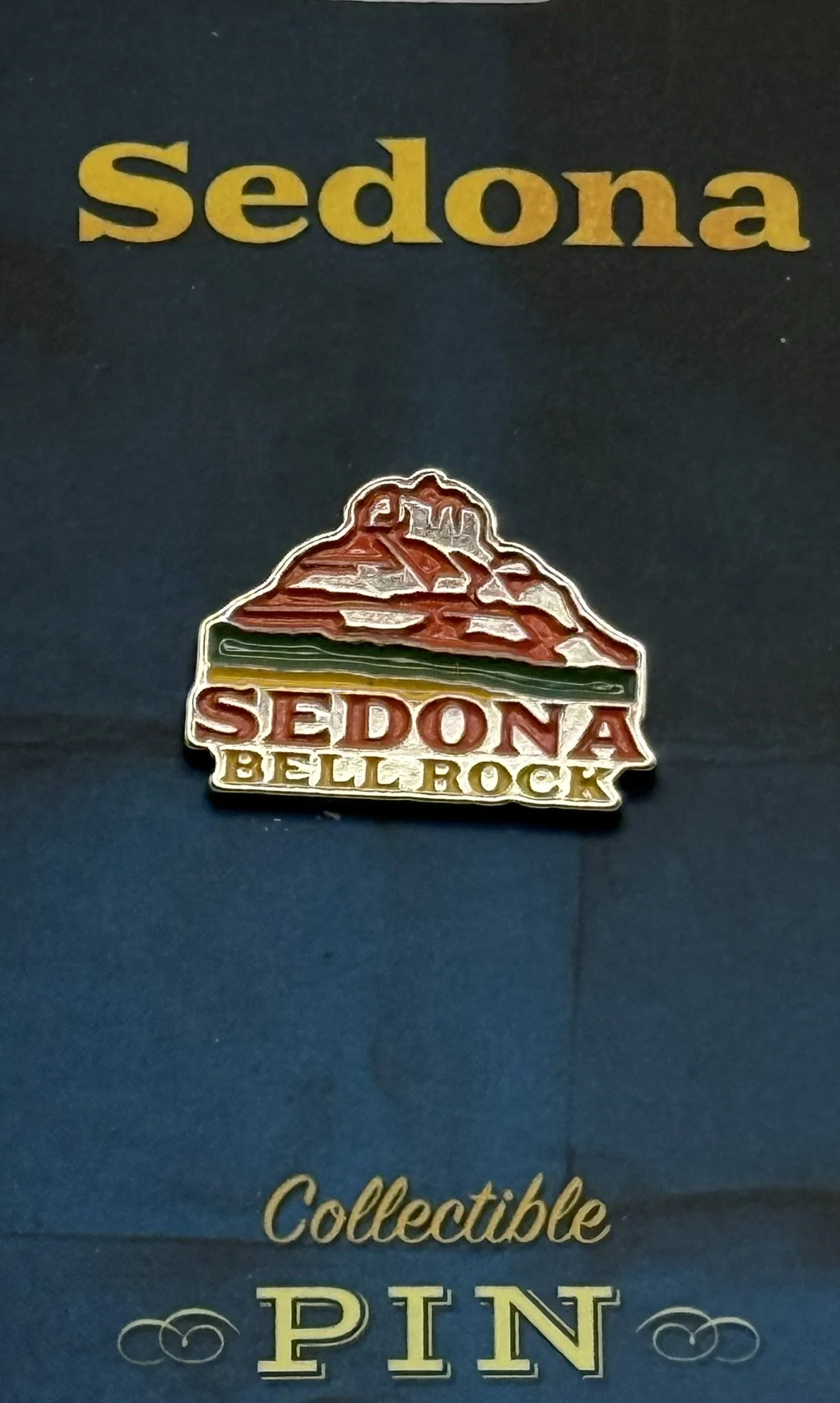 Sedona Bell Rock Collectible Enamel Pin