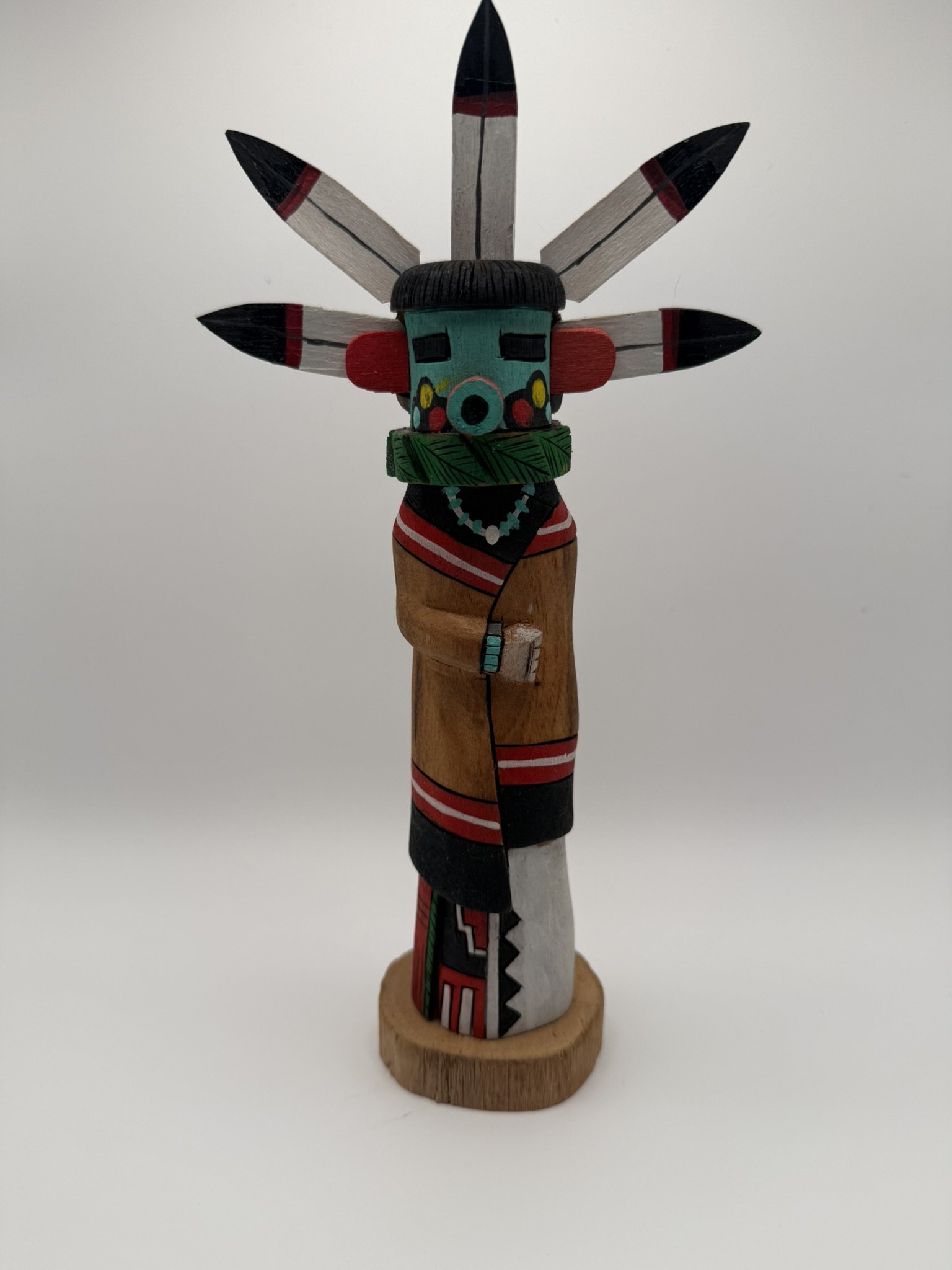 Hopi Kachina "Morning Singer" by Hopi Artist Virgil Long - 10in