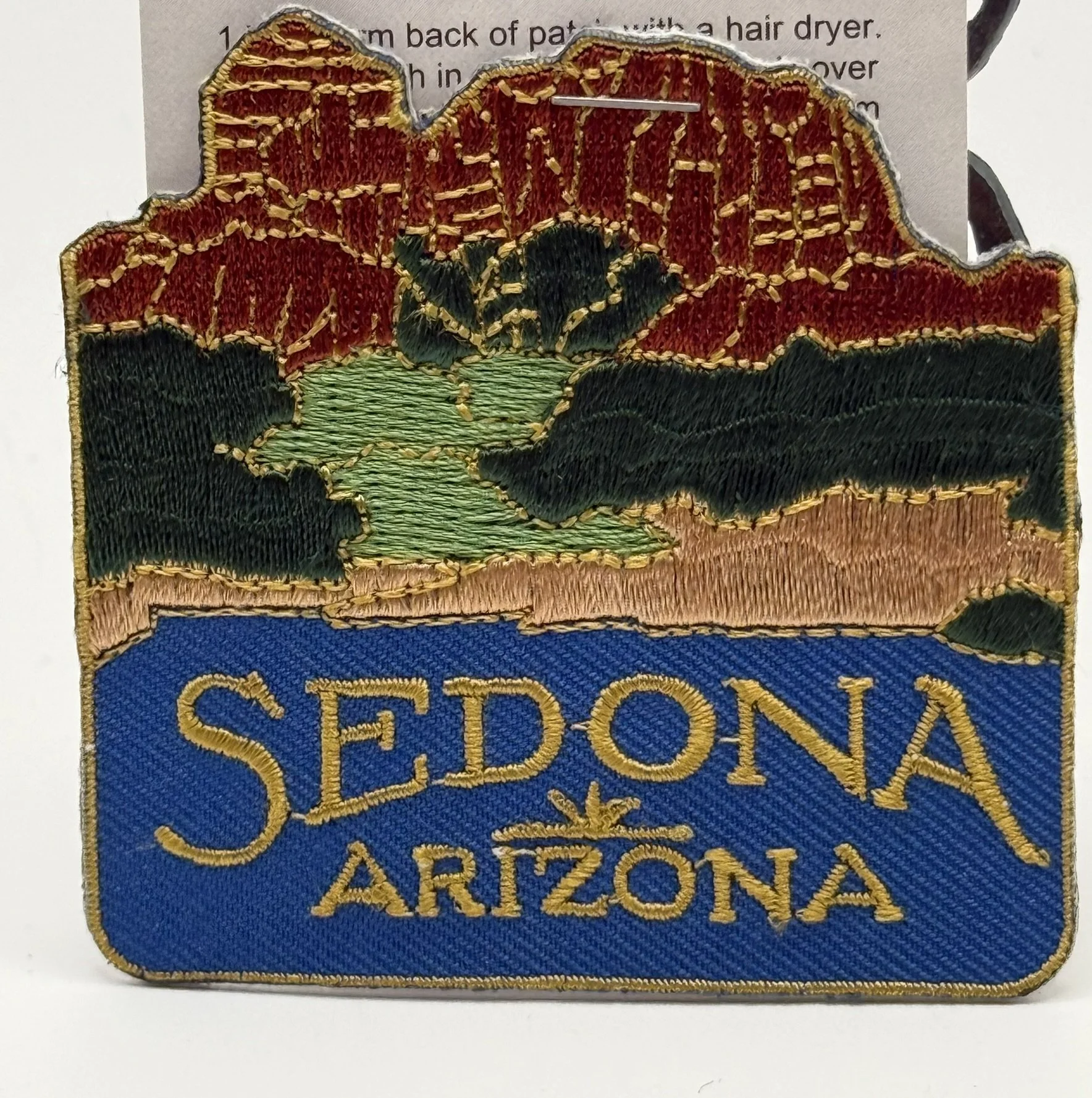 Cathedral Rock Sedona Arizona Iron-On Patch