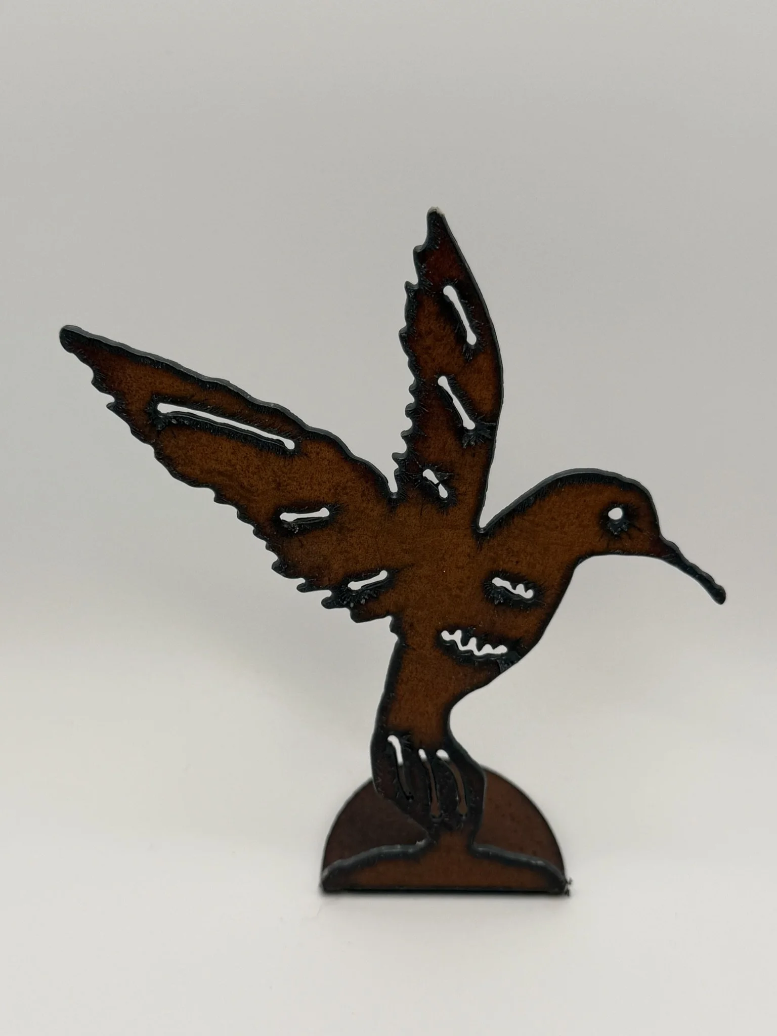 Locally Handcrafted Iron Hummingbird Art Decor