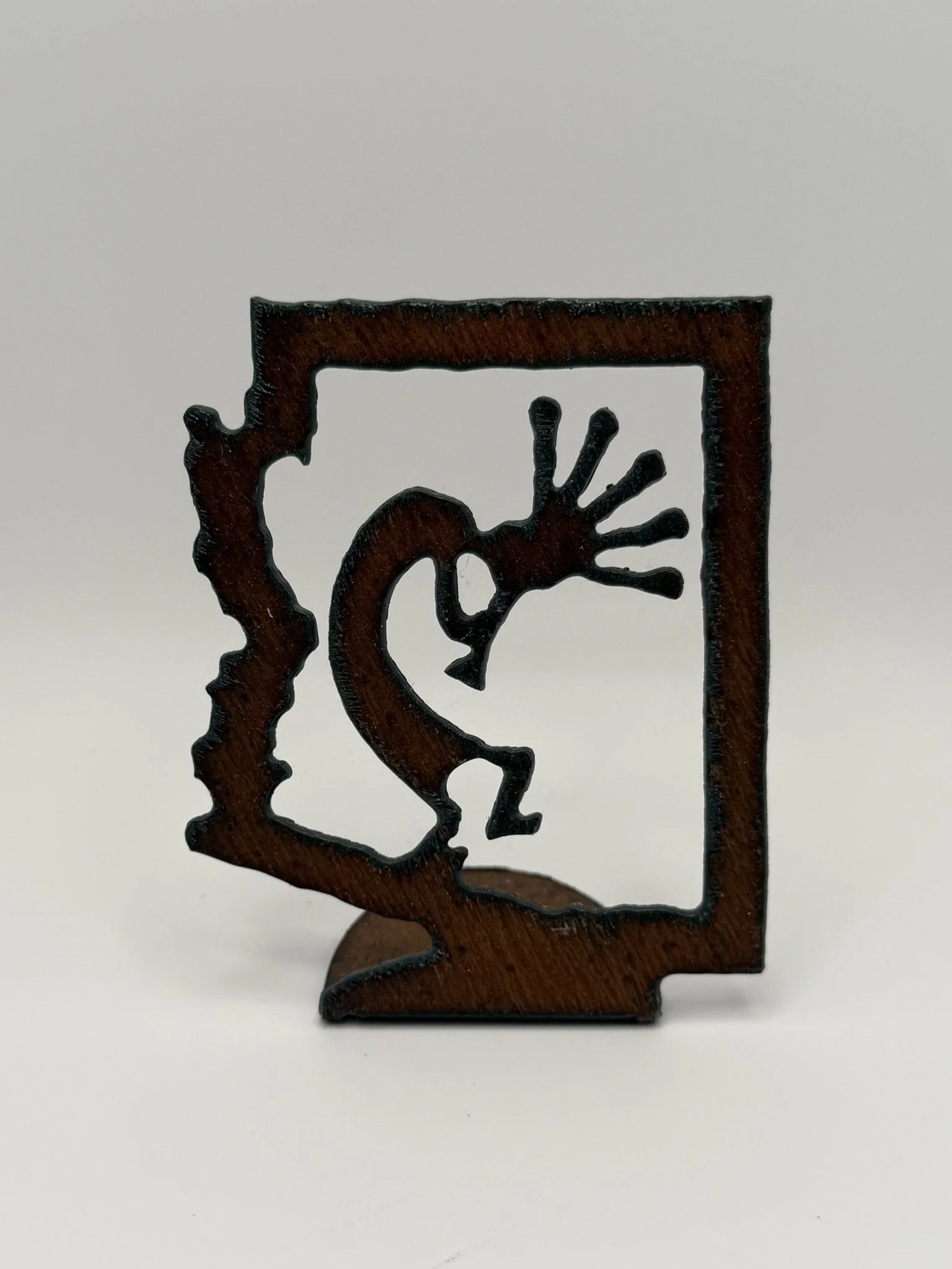 Locally Handcrafted Iron Art: Kokopelli in Arizona