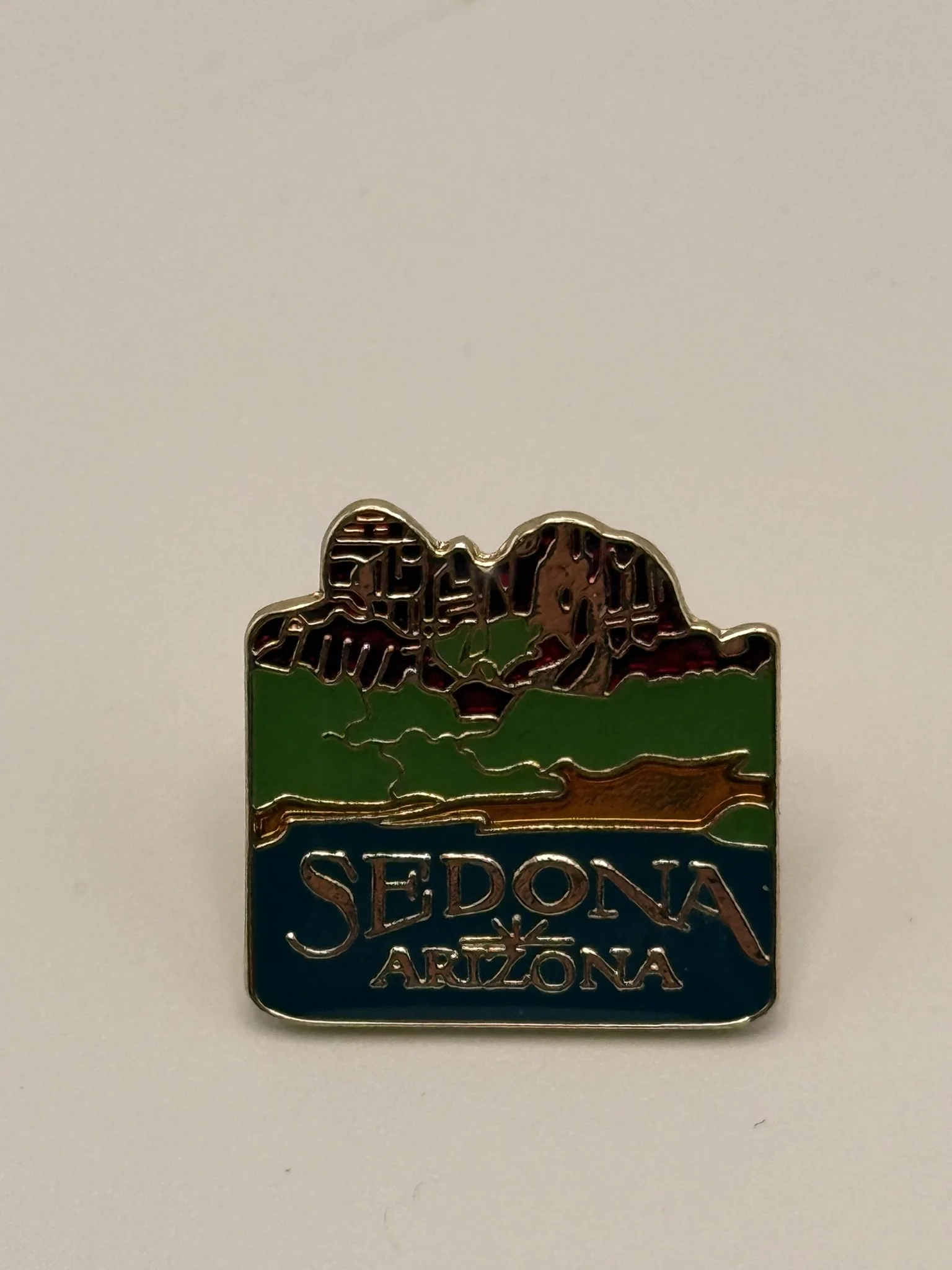 Sedona Arizona Enamel Souvenir Pin
