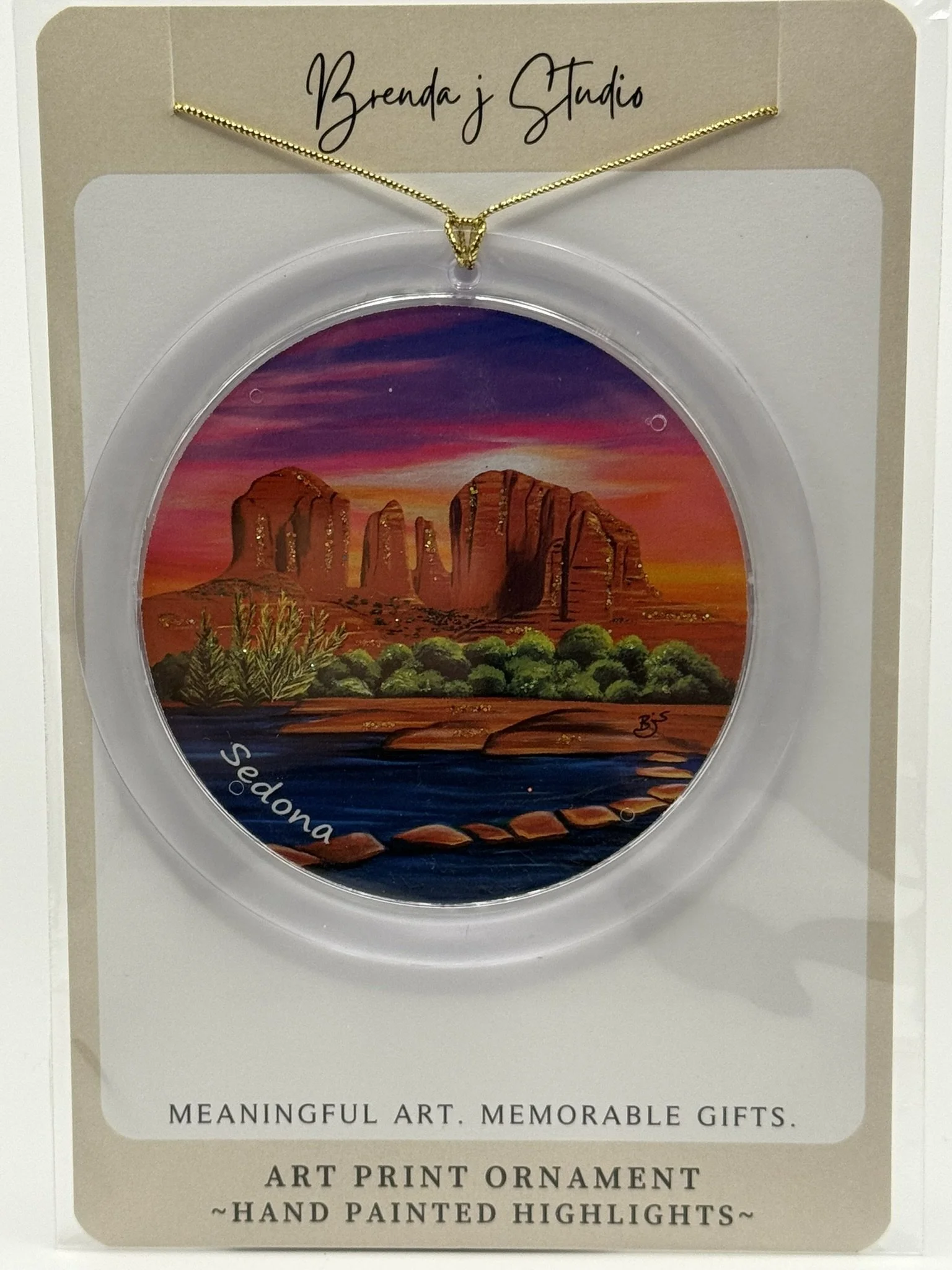 Cathedral Rock Sedona Christmas Ornament