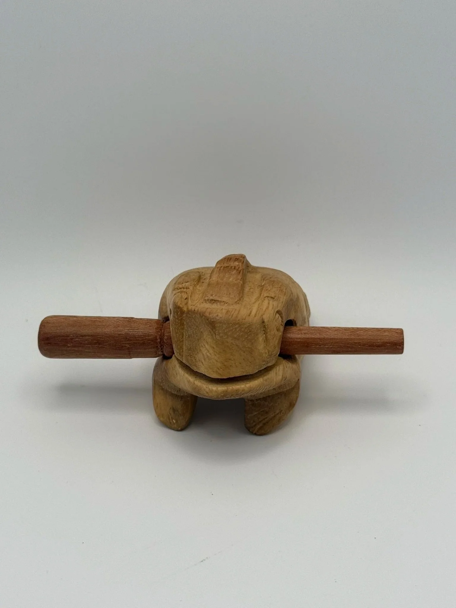 2-Inch Wooden Croaking Frog Instrument