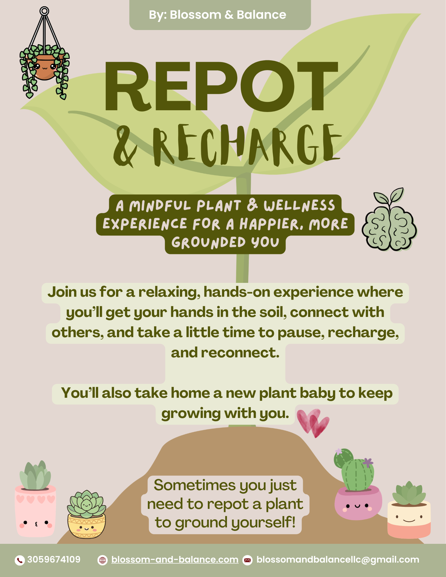 Repot and Recharge