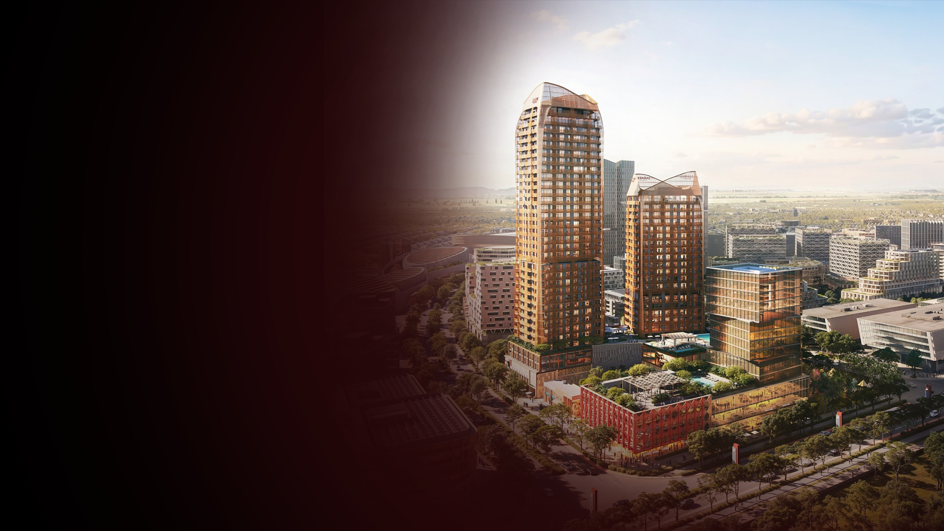 Tatu City Kenya Skyline in Kenya Africa