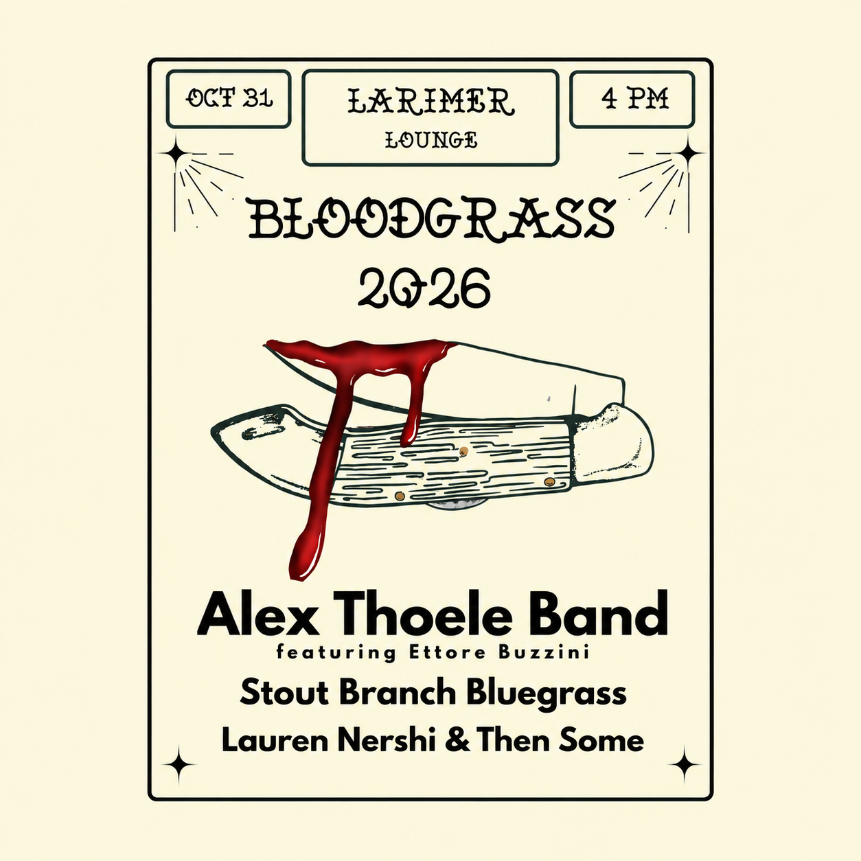 October 31st BLOODGRASS 2026 Tickets