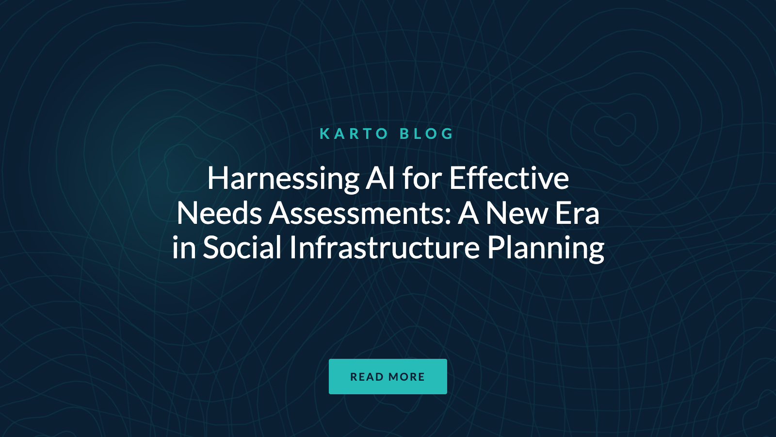 Harnessing AI for Effective Needs Assessments: A New Era in Social Infrastructure Planning