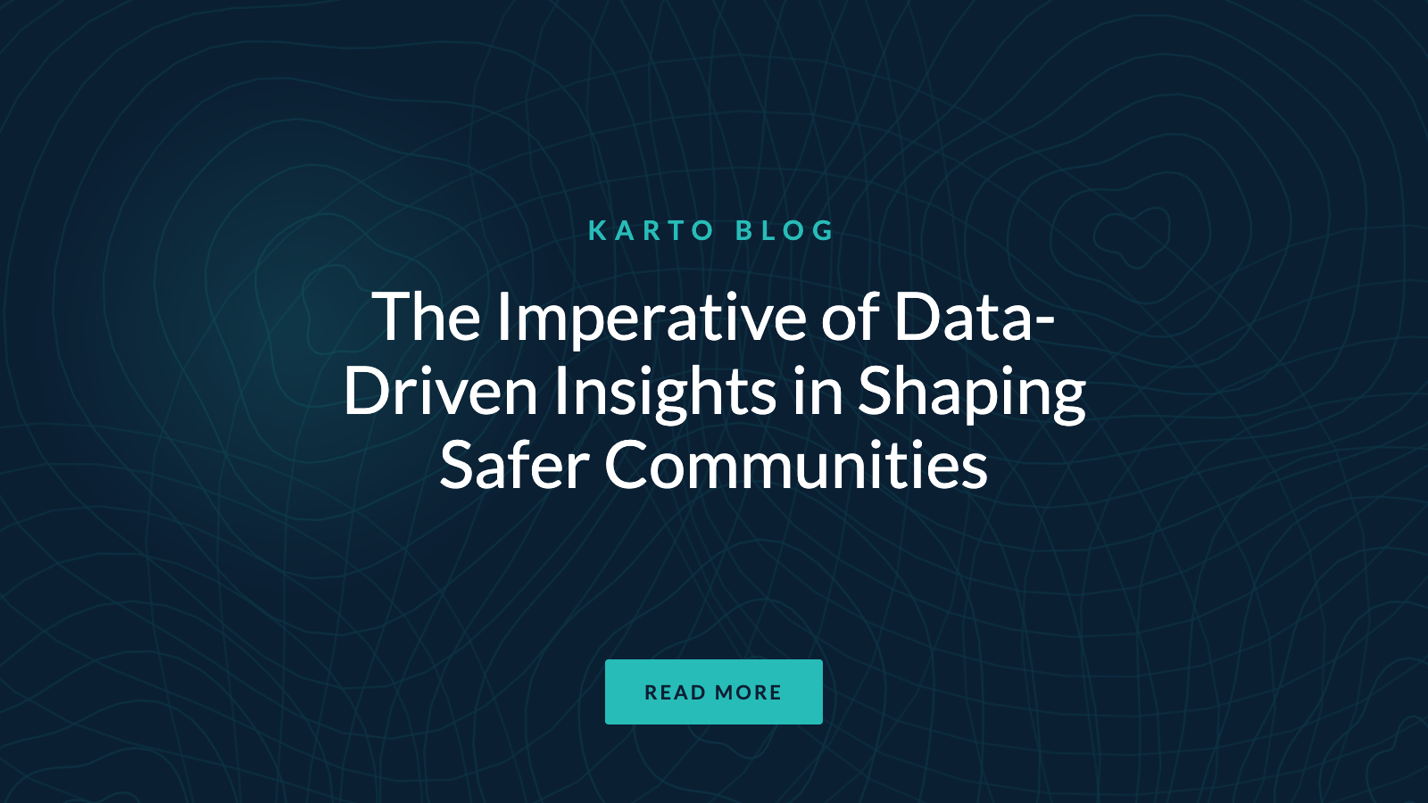 The Imperative of Data-Driven Insights in Shaping Safer Communities