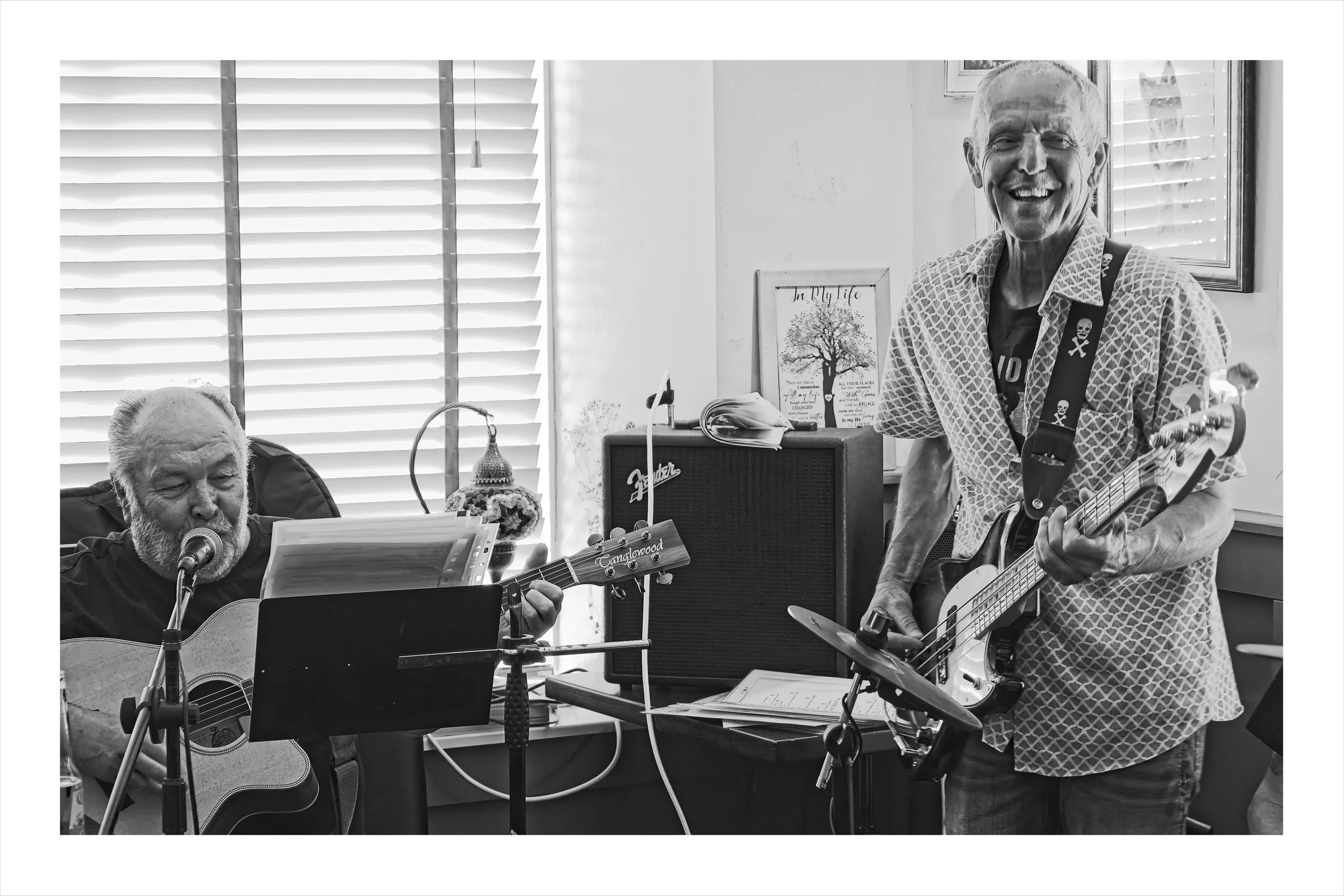 A band playing music