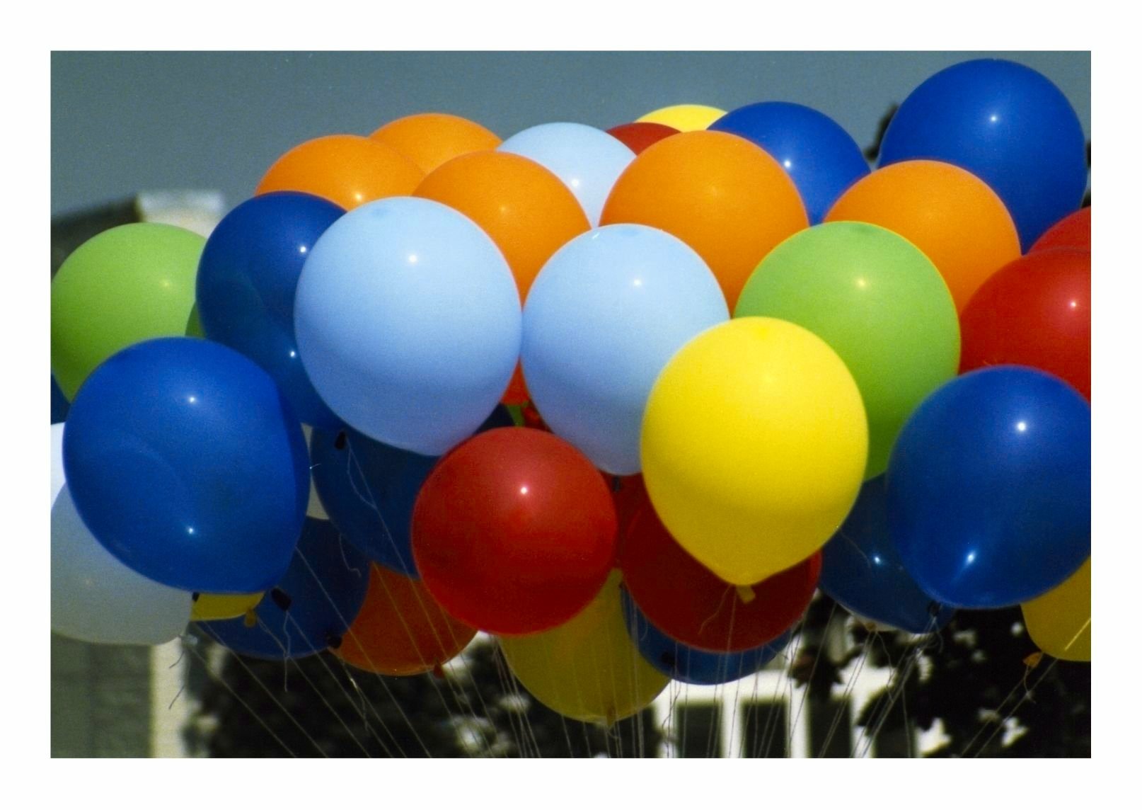 Some colourful balloons