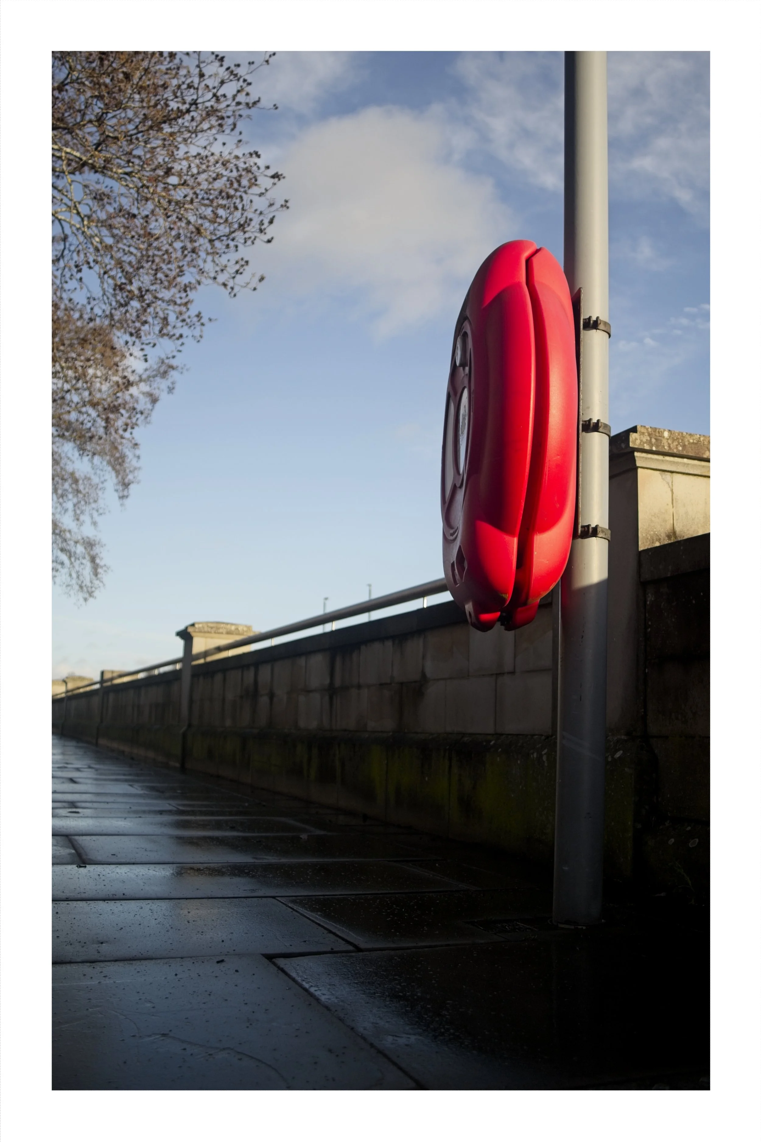 A lifebuoy in Perth, Scotland