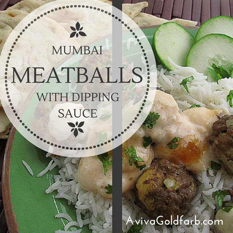 Mumbai Meatballs with Dipping Sauce