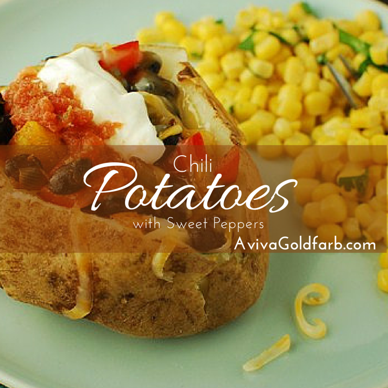A Healthy and Filling Vegetarian Meal: Chili Potatoes with Sweet Peppers